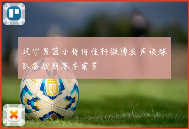 辽宁男篮小将何佳轩微博发声谈球队备战新赛季前景