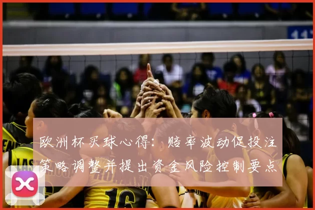 欧洲杯买球心得：赔率波动促投注策略调整并提出资金风险控制要点